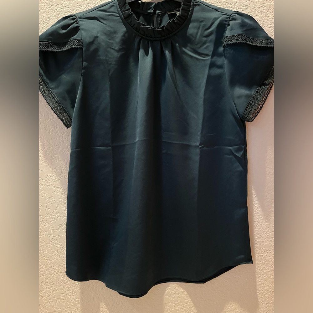 J.Crew Green/Olive Blouse Size Extra Small - worn once